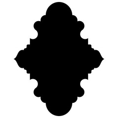 Islamic Label Emblem Shape Glyph Pictogram symbol visual illustration