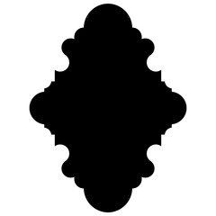 Islamic Label Emblem Shape Glyph Pictogram symbol visual illustration