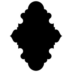 Islamic Label Emblem Shape Glyph Pictogram symbol visual illustration