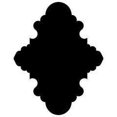 Exquisite Label Emblem Shapes: Turkish, Iranian & Arabic Traditional Glyphs for Ramadan & Eid Banners Label Emblem Shape Glyph Pictogram symbol visual illustration