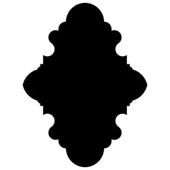 Exquisite Label Emblem Shapes: Turkish, Iranian & Arabic Traditional Glyphs for Ramadan & Eid Banners Label Emblem Shape Glyph Pictogram symbol visual illustration