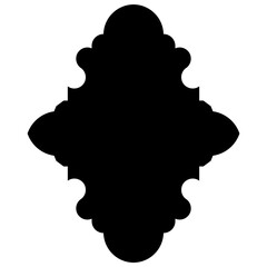 Exquisite Label Emblem Shapes: Turkish, Iranian & Arabic Traditional Glyphs for Ramadan & Eid Banners Label Emblem Shape Glyph Pictogram symbol visual illustration