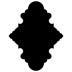 Islamic Label Emblem Shape Glyph Pictogram symbol visual illustration
