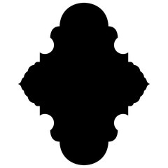 Islamic Label Emblem Shape Glyph Pictogram symbol visual illustration
