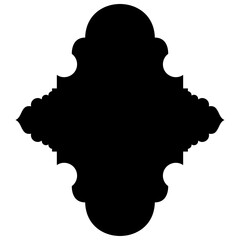 Islamic Label Emblem Shape Glyph Pictogram symbol visual illustration