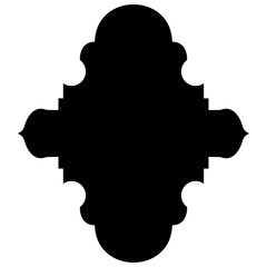 Islamic Label Emblem Shape Glyph Pictogram symbol visual illustration