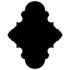 Islamic Label Emblem Shape Glyph Pictogram symbol visual illustration