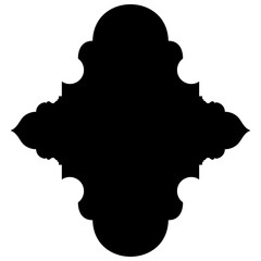 Islamic Label Emblem Shape Glyph Pictogram symbol visual illustration