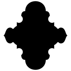 Islamic Label Emblem Shape Glyph Pictogram symbol visual illustration