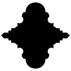 Islamic Label Emblem Shape Glyph Pictogram symbol visual illustration