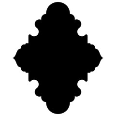 Islamic Label Emblem Shape Glyph Pictogram symbol visual illustration