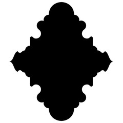 Islamic Label Emblem Shape Glyph Pictogram symbol visual illustration