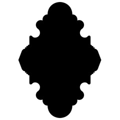 Islamic Label Emblem Shape Glyph Pictogram symbol visual illustration