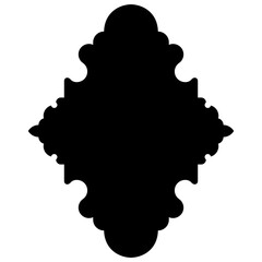 Exquisite Label Emblem Shapes: Turkish, Iranian & Arabic Traditional Glyphs for Ramadan & Eid Banners Label Emblem Shape Glyph Pictogram symbol visual illustration