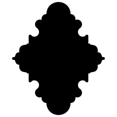 Exquisite Label Emblem Shapes: Turkish, Iranian & Arabic Traditional Glyphs for Ramadan & Eid Banners Label Emblem Shape Glyph Pictogram symbol visual illustration