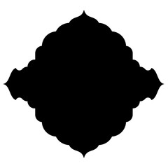 Exquisite Label Emblem Shapes: Turkish, Iranian & Arabic Traditional Glyphs for Ramadan & Eid Banners Label Emblem Shape Glyph Pictogram symbol visual illustration