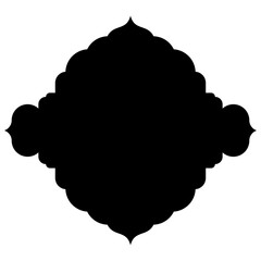 Exquisite Label Emblem Shapes: Turkish, Iranian & Arabic Traditional Glyphs for Ramadan & Eid Banners Label Emblem Shape Glyph Pictogram symbol visual illustration
