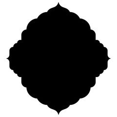 Exquisite Label Emblem Shapes: Turkish, Iranian & Arabic Traditional Glyphs for Ramadan & Eid Banners Label Emblem Shape Glyph Pictogram symbol visual illustration