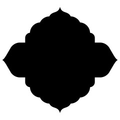Exquisite Label Emblem Shapes: Turkish, Iranian & Arabic Traditional Glyphs for Ramadan & Eid Banners Label Emblem Shape Glyph Pictogram symbol visual illustration
