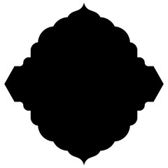Exquisite Label Emblem Shapes: Turkish, Iranian & Arabic Traditional Glyphs for Ramadan & Eid Banners Label Emblem Shape Glyph Pictogram symbol visual illustration
