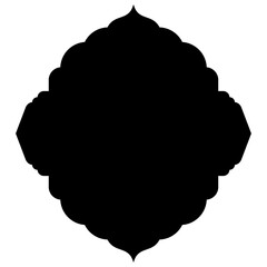 Islamic Label Emblem Shape Glyph Pictogram symbol visual illustration