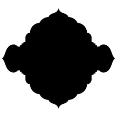 Islamic Label Emblem Shape Glyph Pictogram symbol visual illustration