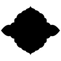 Islamic Label Emblem Shape Glyph Pictogram symbol visual illustration