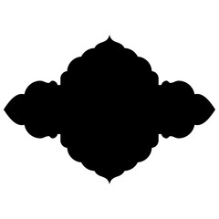 Islamic Label Emblem Shape Glyph Pictogram symbol visual illustration
