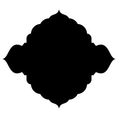 Islamic Label Emblem Shape Glyph Pictogram symbol visual illustration