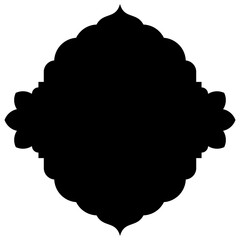 Islamic Label Emblem Shape Glyph Pictogram symbol visual illustration