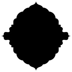 Islamic Label Emblem Shape Glyph Pictogram symbol visual illustration