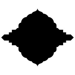 Islamic Label Emblem Shape Glyph Pictogram symbol visual illustration
