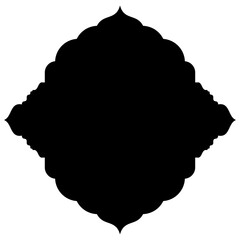 Islamic Label Emblem Shape Glyph Pictogram symbol visual illustration