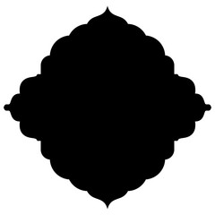Islamic Label Emblem Shape Glyph Pictogram symbol visual illustration