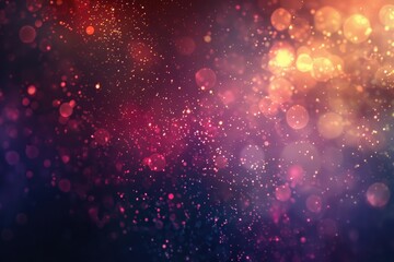 Glitter Abstract. Shiny Sparkling Lights Bokeh Background