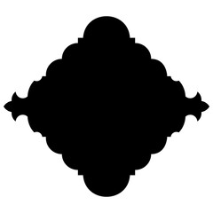 Islamic Label Emblem Shape Glyph Pictogram symbol visual illustration
