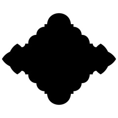 Islamic Label Emblem Shape Glyph Pictogram symbol visual illustration