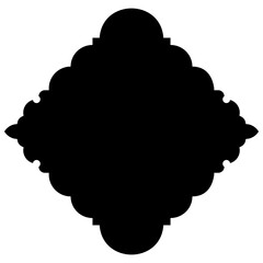 Islamic Label Emblem Shape Glyph Pictogram symbol visual illustration