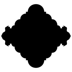 Islamic Label Emblem Shape Glyph Pictogram symbol visual illustration