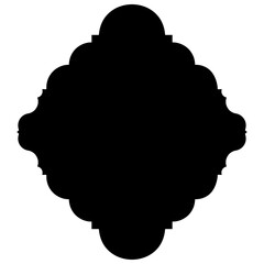 Islamic Label Emblem Shape Glyph Pictogram symbol visual illustration
