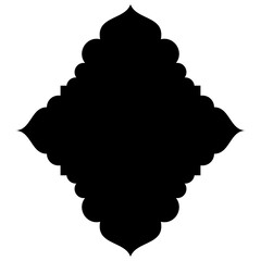 Islamic Label Emblem Shape Glyph Pictogram symbol visual illustration