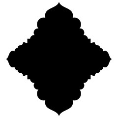 Islamic Label Emblem Shape Glyph Pictogram symbol visual illustration