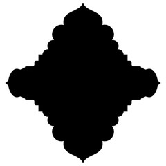 Islamic Label Emblem Shape Glyph Pictogram symbol visual illustration