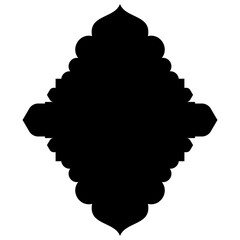 Islamic Label Emblem Shape Glyph Pictogram symbol visual illustration