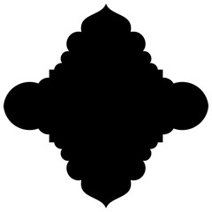 Islamic Label Emblem Shape Glyph Pictogram symbol visual illustration
