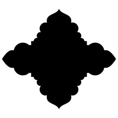 Islamic Label Emblem Shape Glyph Pictogram symbol visual illustration