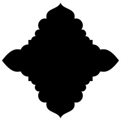 Islamic Label Emblem Shape Glyph Pictogram symbol visual illustration