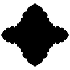 Islamic Label Emblem Shape Glyph Pictogram symbol visual illustration