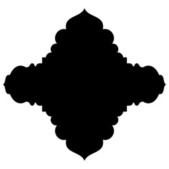 Islamic Label Emblem Shape Glyph Pictogram symbol visual illustration