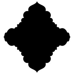 Islamic Label Emblem Shape Glyph Pictogram symbol visual illustration